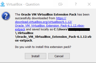 virtualbox-extension-install