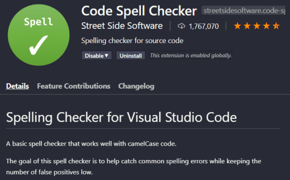 code-spell-checker