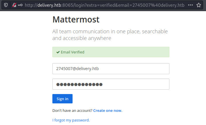 delivery-mattermost-logged-in